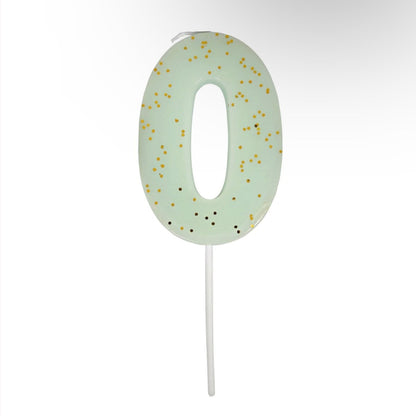 Number "Zero" Candle