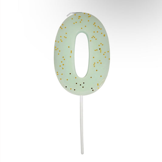 Number "Zero" Candle