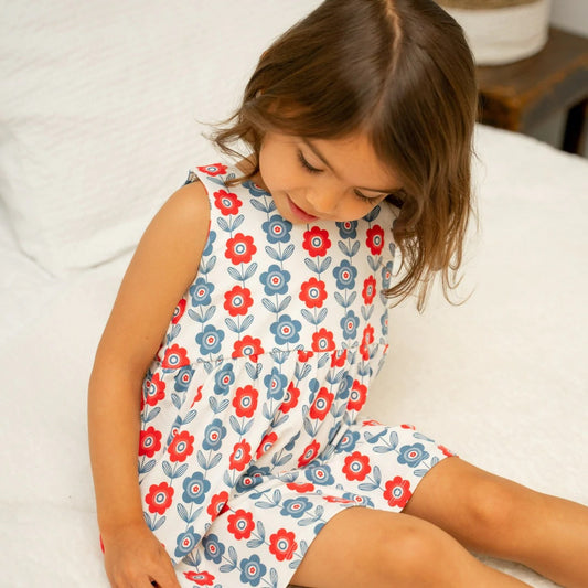 Floral Crescent Dress