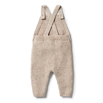 Oatmeal Fleck Knit Overall