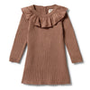 Burro Knit Ruffle Dress