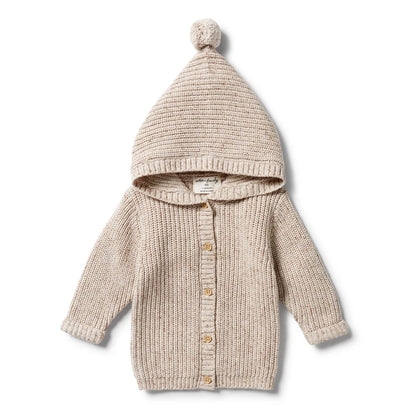 Oatmeal Fleck Knit Jacket