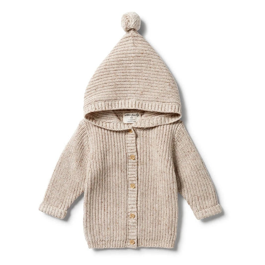 Oatmeal Fleck Knit Jacket