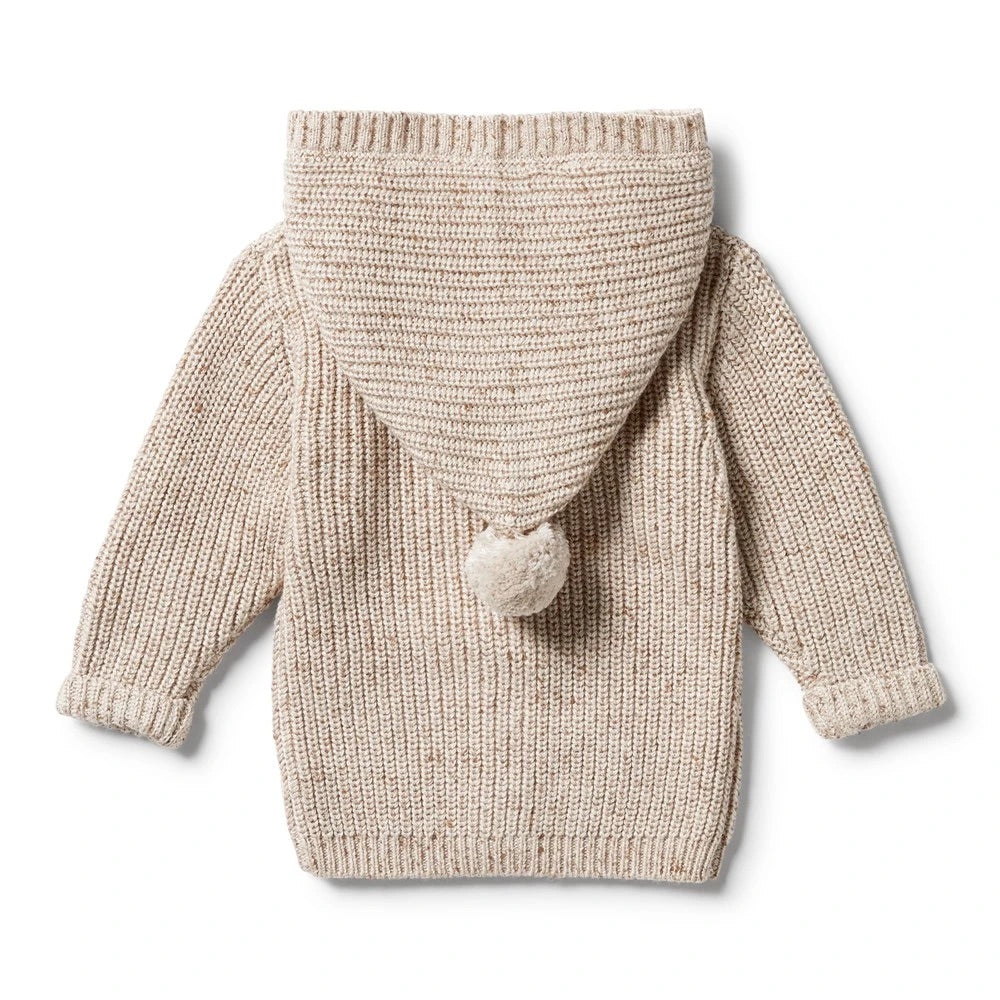 Oatmeal Fleck Knit Jacket