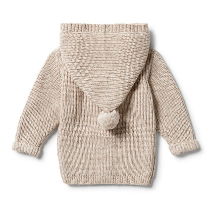 Oatmeal Fleck Knit Jacket