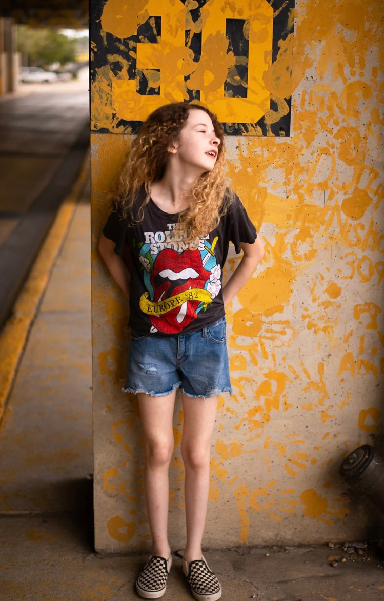 Rolling Stones Not Quite Crop Tee