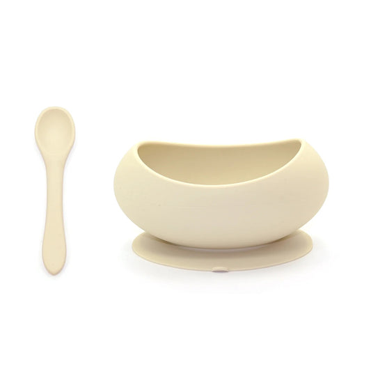 Coconut Suction Bowl & Spoon Set