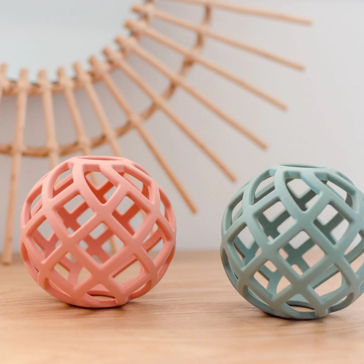 Ocean Blue Silicone Teether Ball