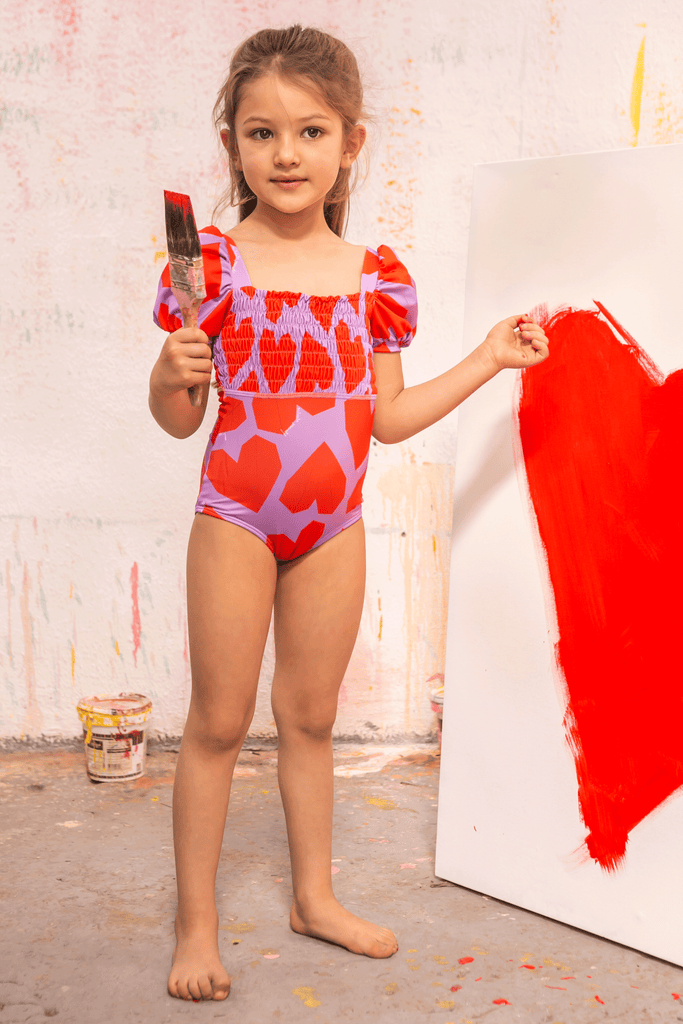 Smocked swimsuit deals