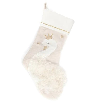 Swan Princess Christmas Stocking