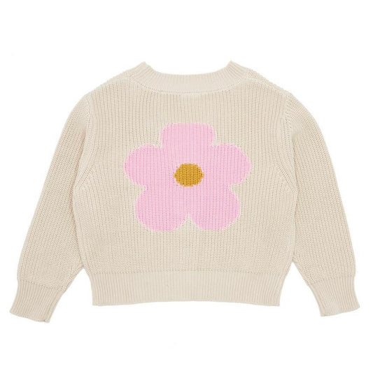 Pink Diasy Cardigan