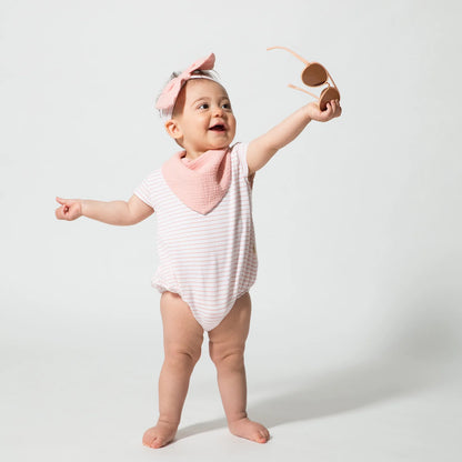 Handkerchief Pink Bib