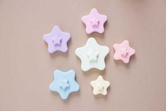 Neon Stars Teether + Stacker