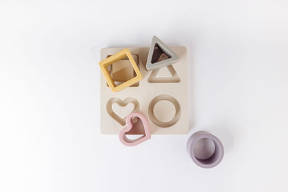 Earthy Silicone Puzzle + Teether