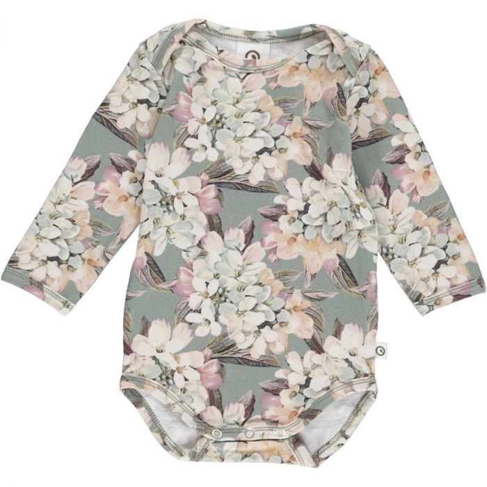Sage Floral Onesie