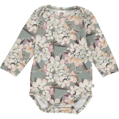 Sage Floral Onesie