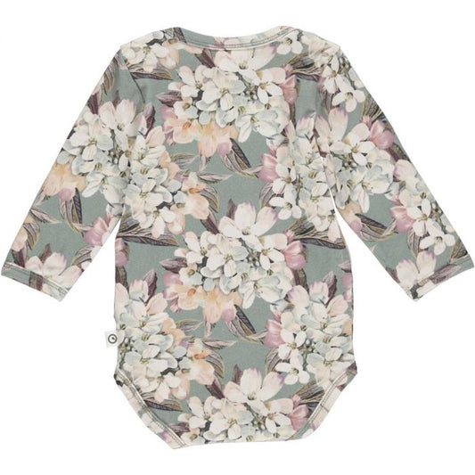 Sage Floral Onesie