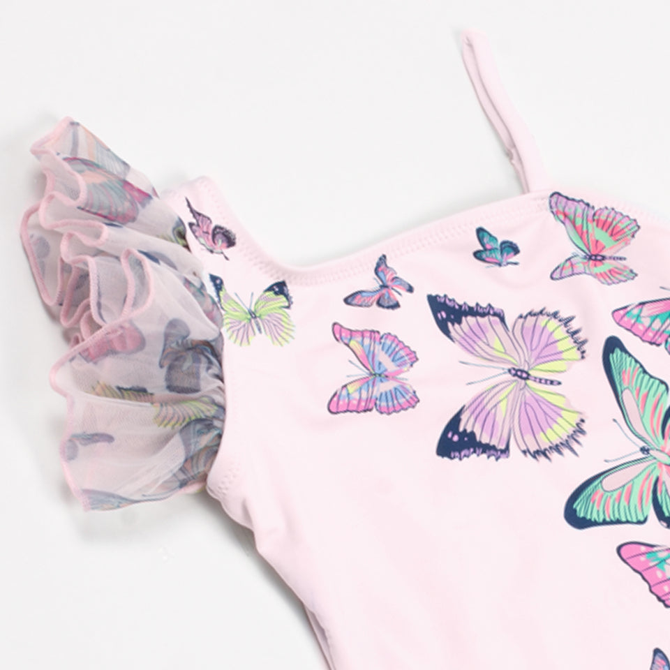 Butterfly One Piece with  Matching Tutu Swimsuit Set