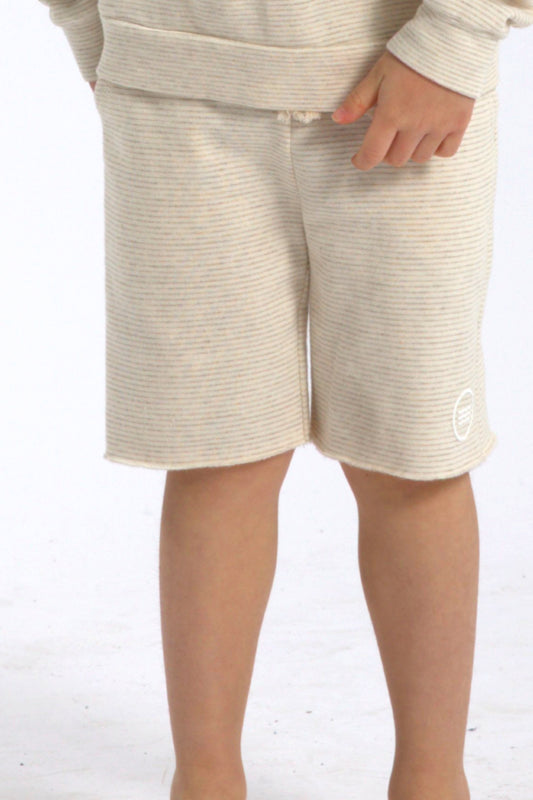 Nude Striped Shorts