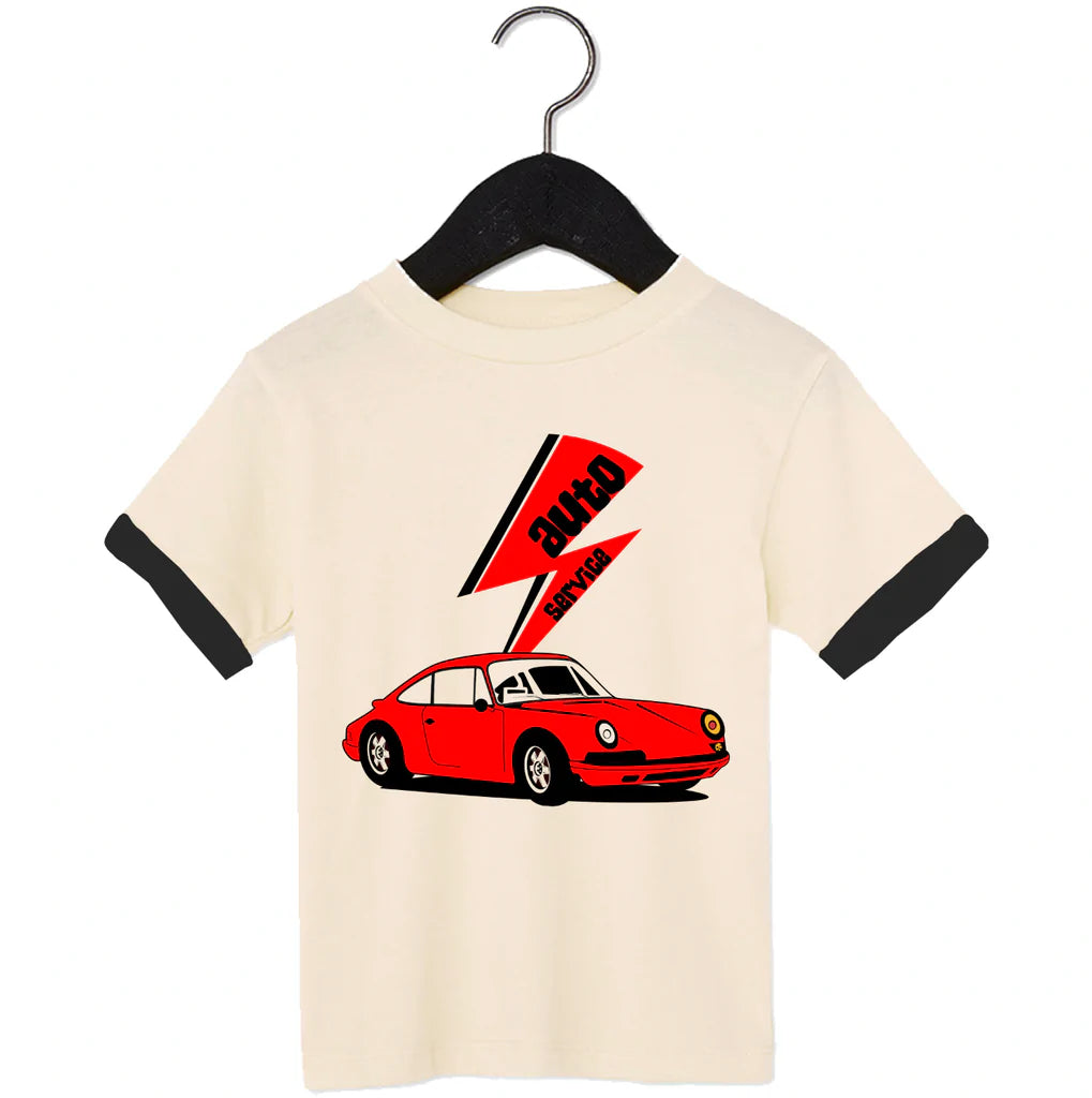 Auto Service Cream Tee