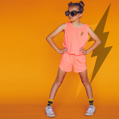 Thunderbolt Neon Romper