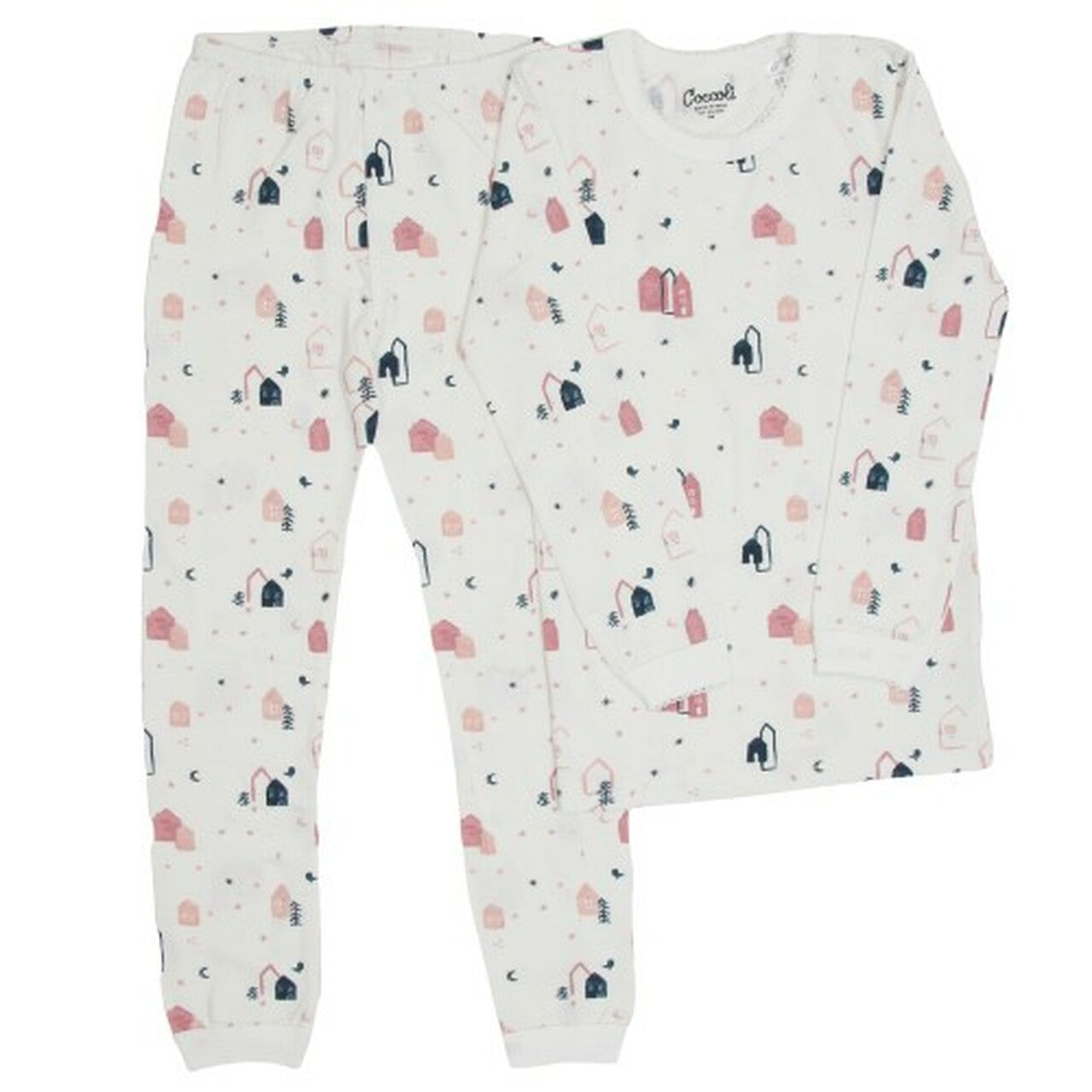 Pink Villages Pajama Set