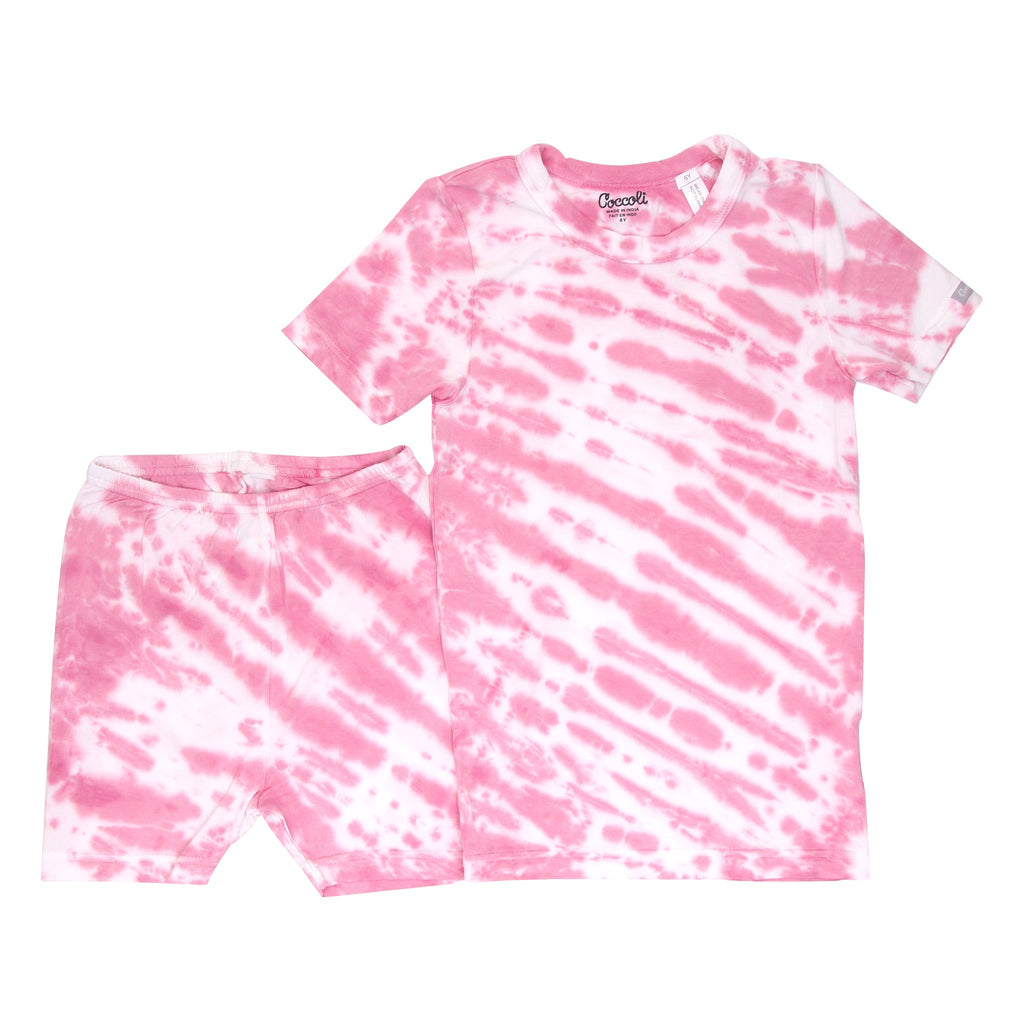 Pink Tie Dye Ice Pajama Set