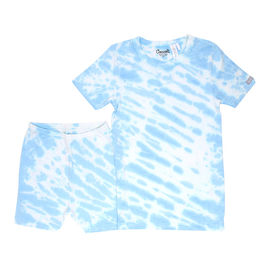 Blue Tie Dye Ice Pajama Set
