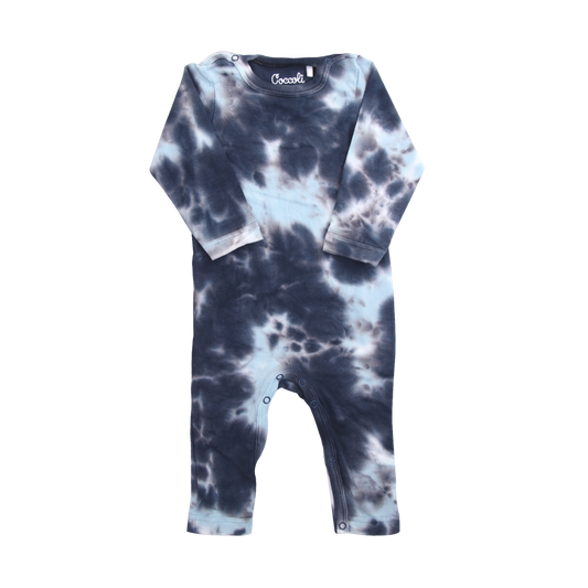 Blue Tie Dye Romper