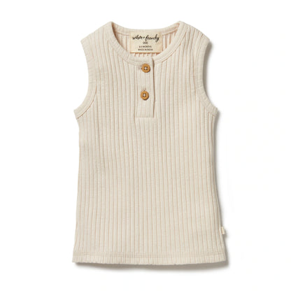 Sleeveless Rib Tank