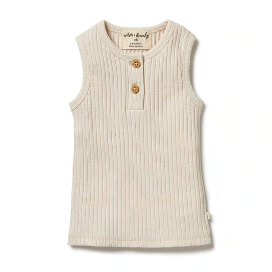 Sleeveless Rib Tank