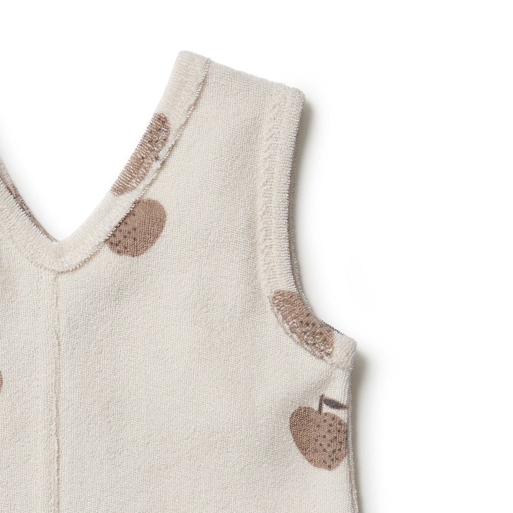 Terry Apple Romper