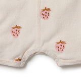 Terry Strawberry Romper