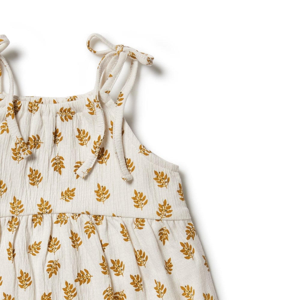 Leaf Print Dress