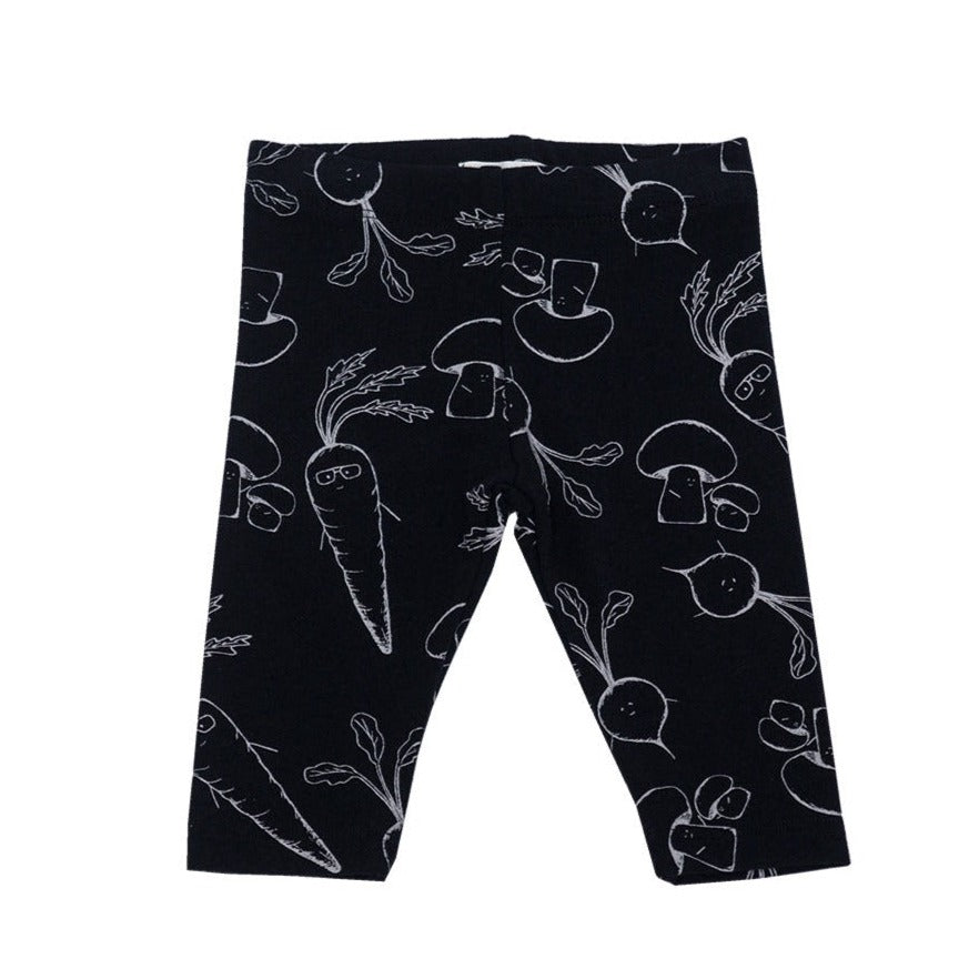 Black Veggie Leggings