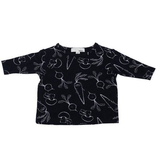 Black Veggie Top