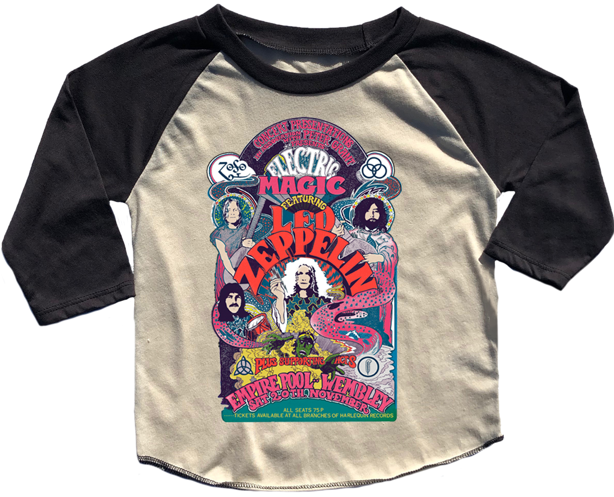 Led Zeppelin Long Sleeve Raglan Tee