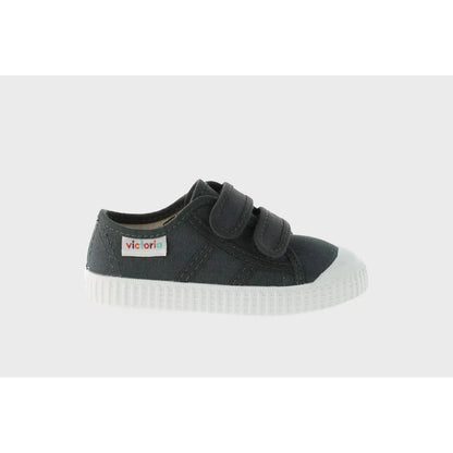 Antracita Canvas Strap Shoes