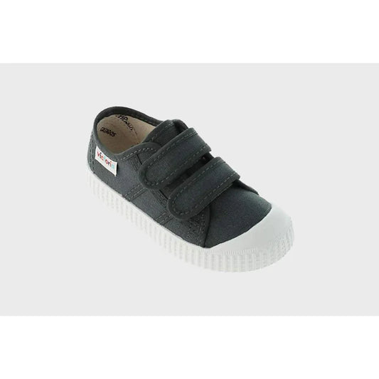 Antracita Canvas Strap Shoes